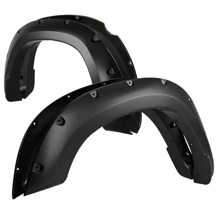 Spec-D Tuning Dodge Ram Pocket Style Fender Flares 19-20 FDF-RAM1915A-PK-WB